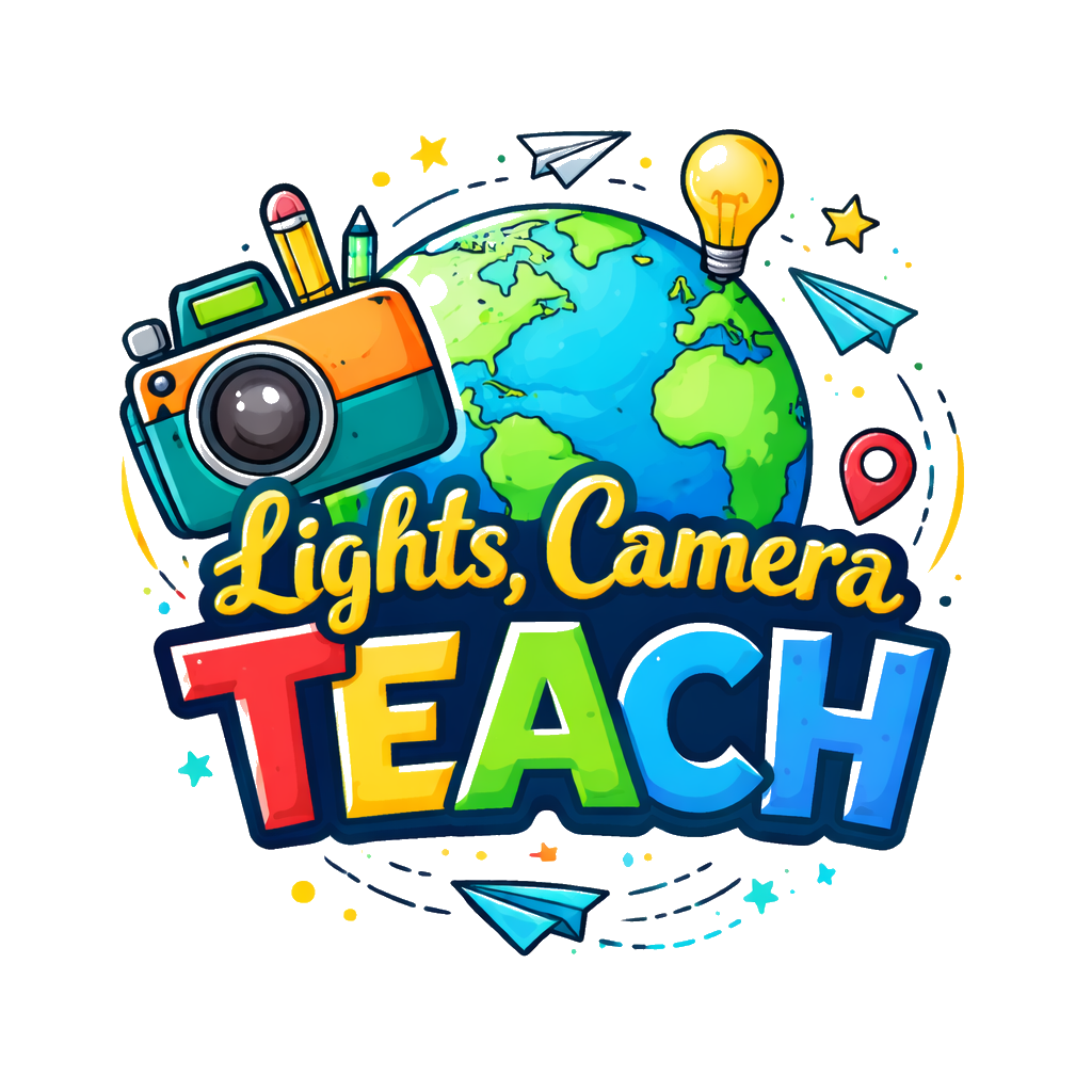 Lights, Camera, Teach logo