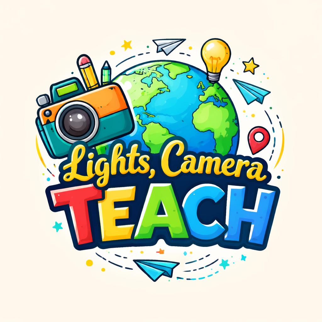 Lights, Camera, Teach logo